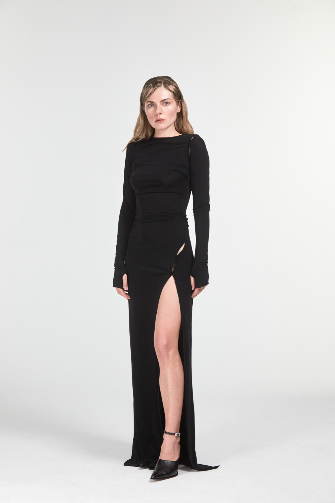 Cut out jersey maxi dress THE COR Cut out jersey maxi dress THE COR